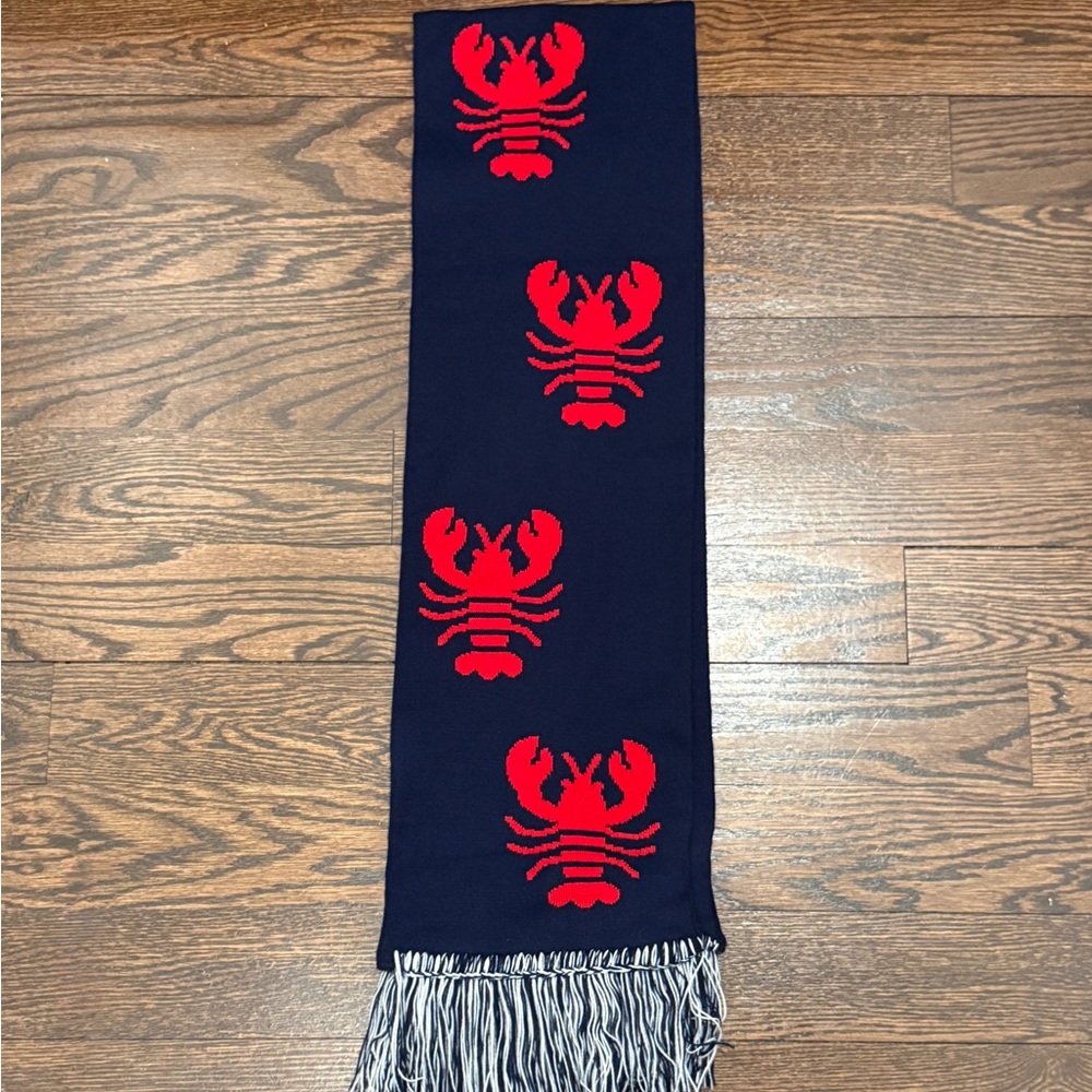 Navy Boston Red Lobster Scarf